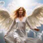 Angel Wings Floating Sky