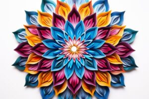 Colorful Paper Art Mandala
