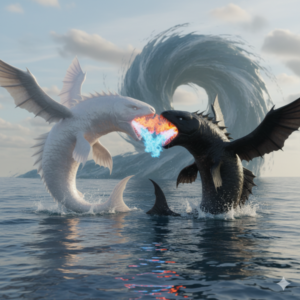 The Battle of the Winged Sea Beasts
